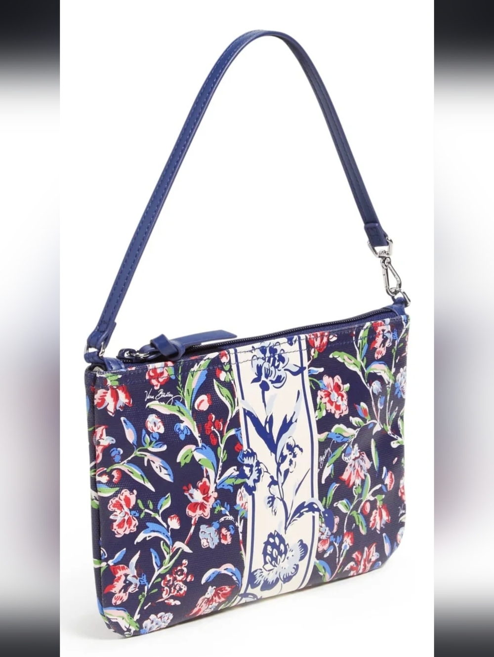 Vera Bradley Convertible Wristlet In Perennially Navy NWT